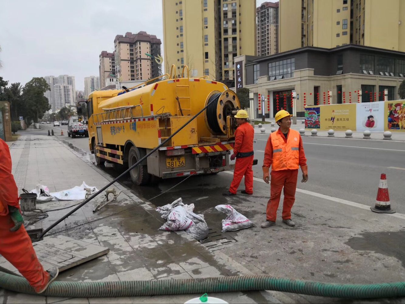 喜德排污管道清淤-管道清洗